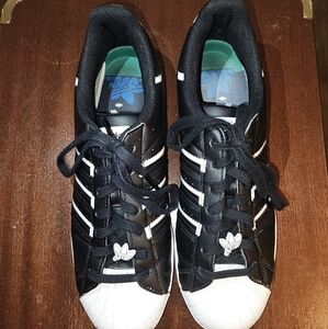 Adidas Superstar Black White GX5257 Unisex Tennis Casual shoes Sneakers size 11
